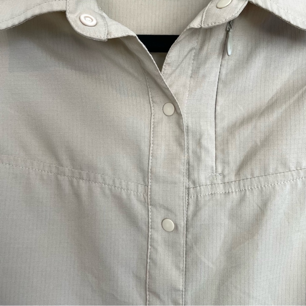 Patagonia Khaki Women's Shirt Size 8 - Picture 3 of 12